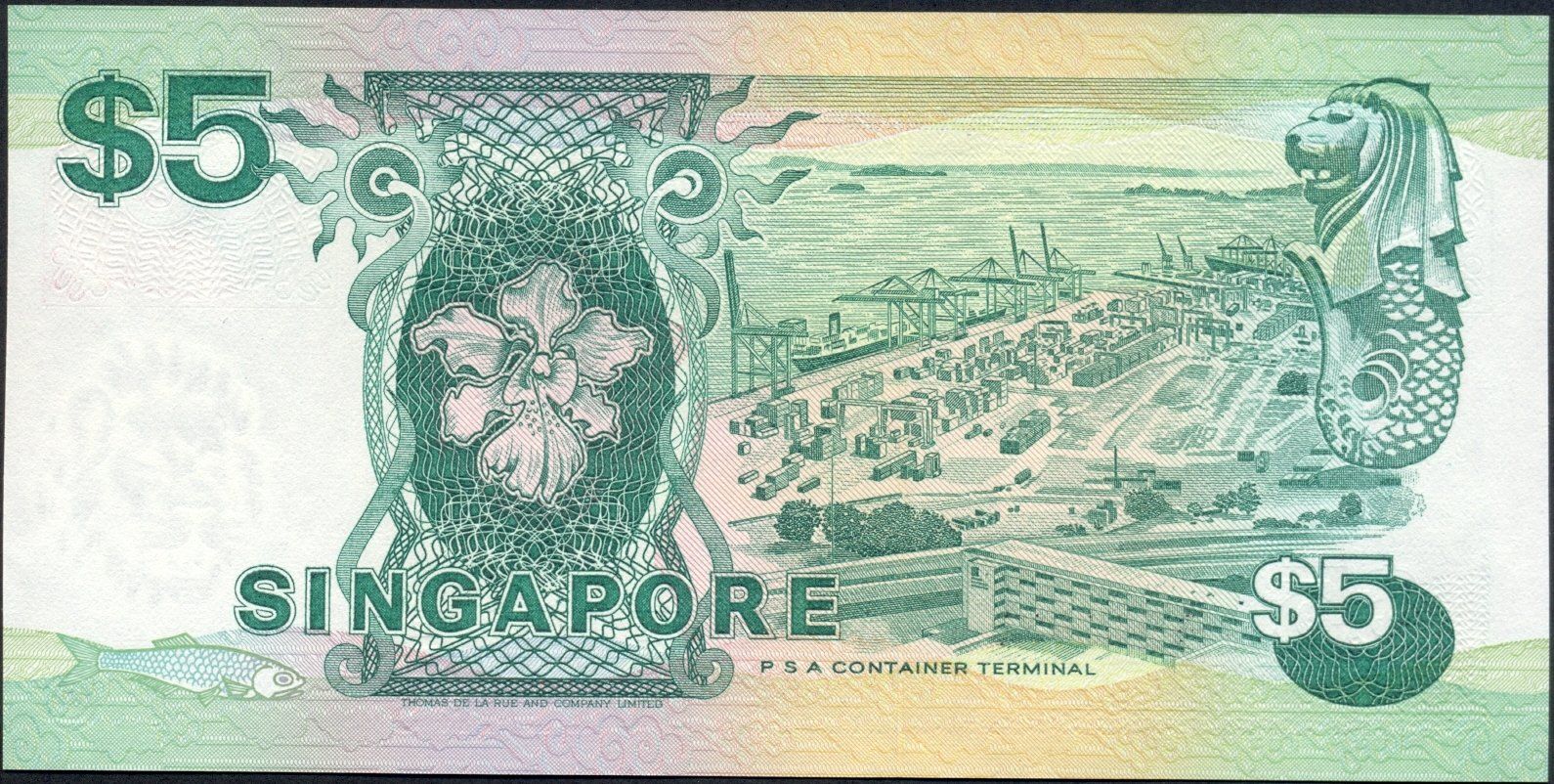 Banconote: Singapur 5 Dollar 1989 P-19 UNC – Nuovo (secondo la descrizione) da Schliern b. Köniz venduto da pizzitaxi 1