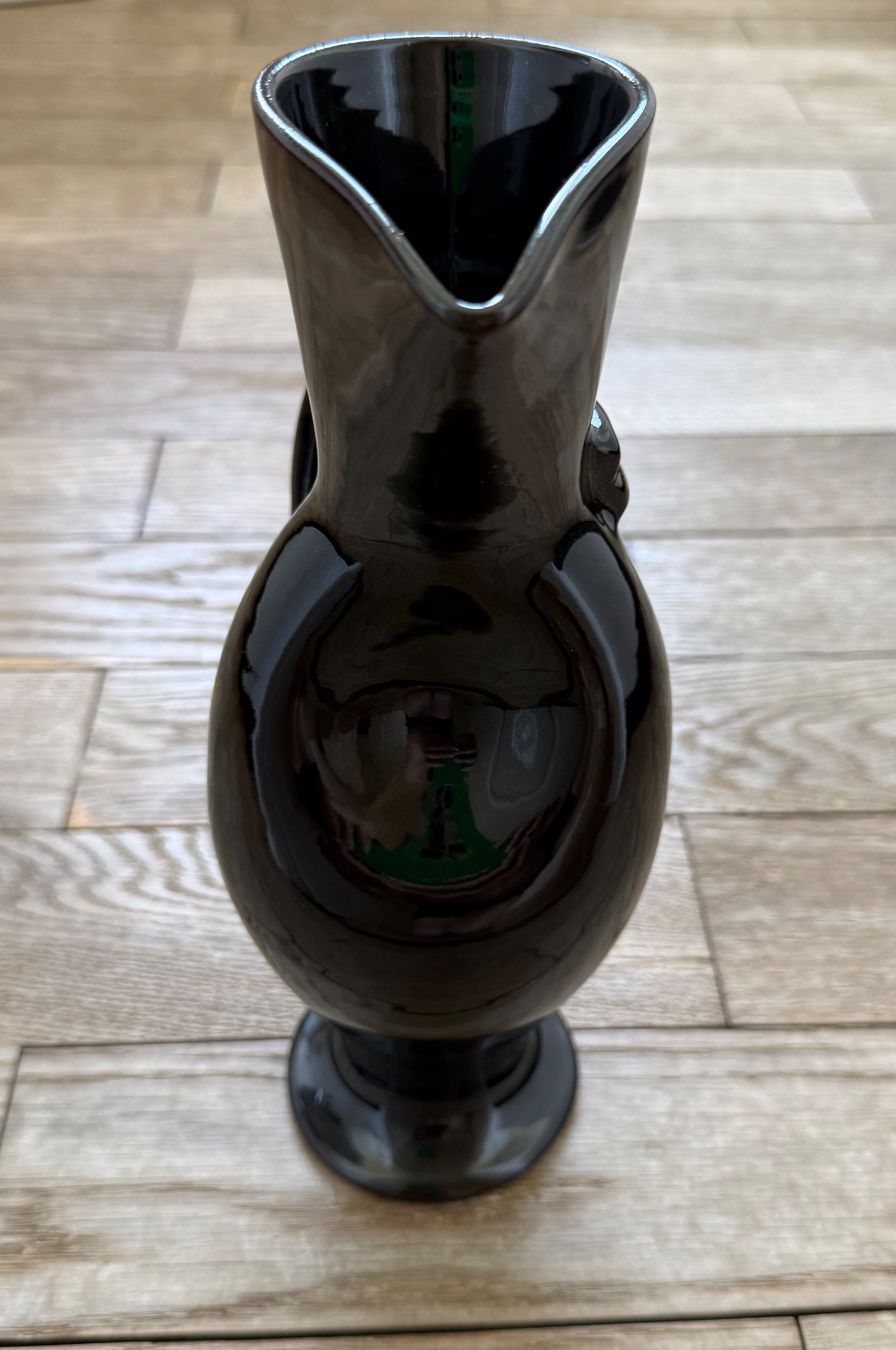 Linck Caraffe: Schwarzer Gurgelkrug Margrit Linck – Usato da Luzern venduto da Mamutpe 2
