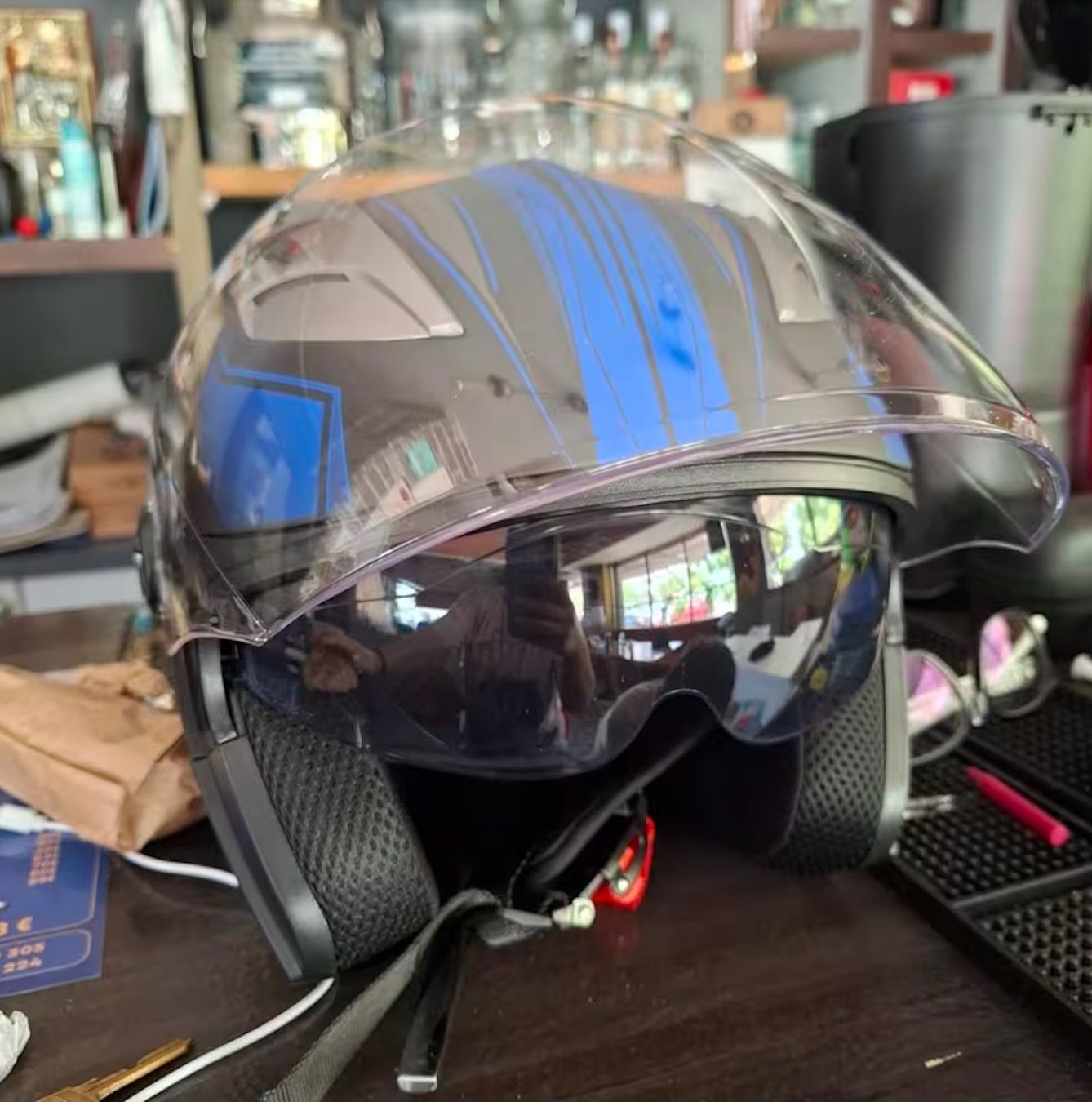 Caschi & visiere: Casque de moto neuf Taille M – Nuovo (secondo la descrizione) da Bienne venduto da Daniel_Schader