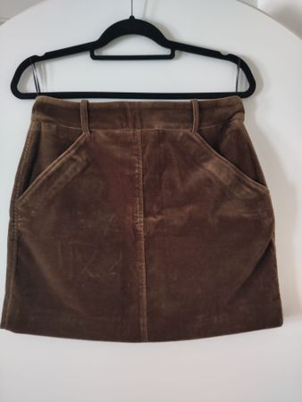 Jupe Soeur marron en velours