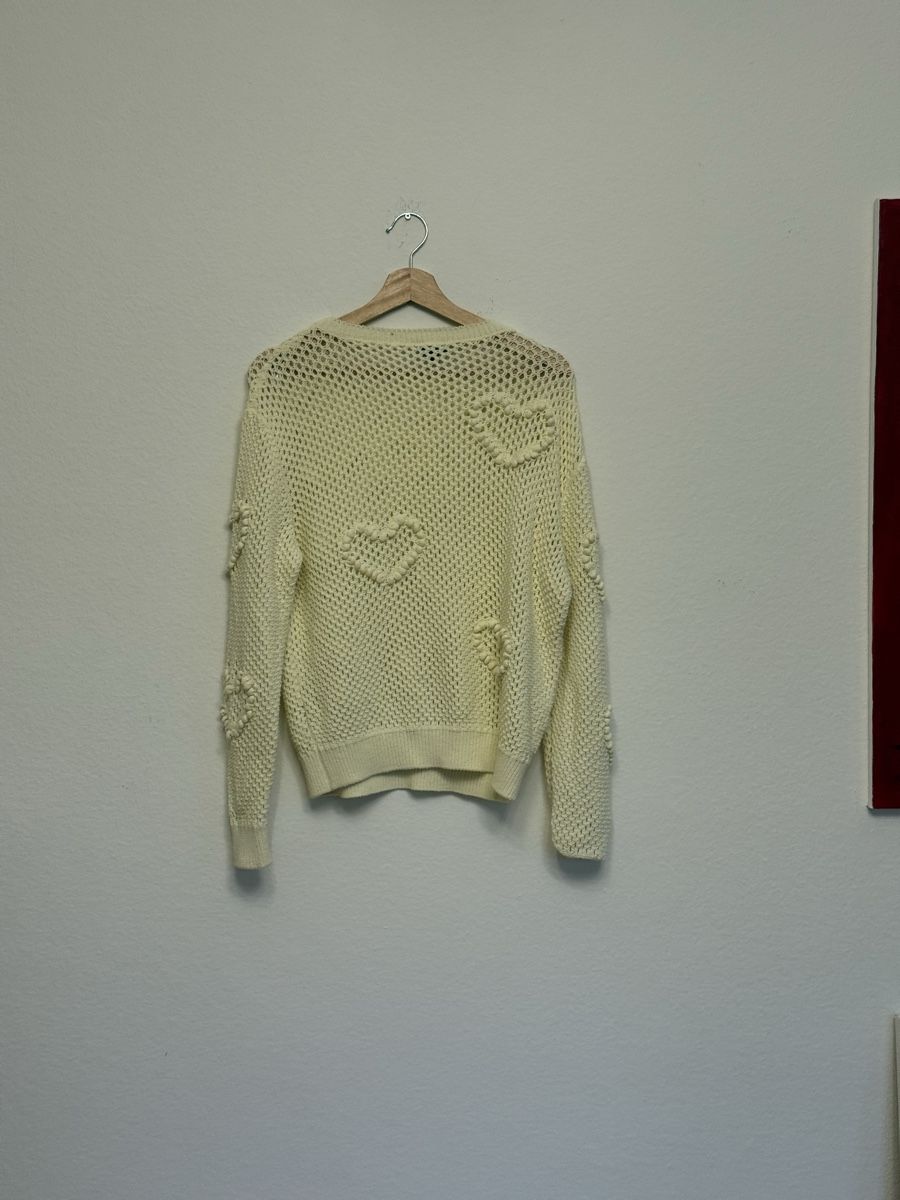 Pullover & Sweatshirts: Pull-over Brusnika maille ajourée cœurs, taille M – Neu (gemäss Beschreibung) aus Zürich von liu_5dzz 3