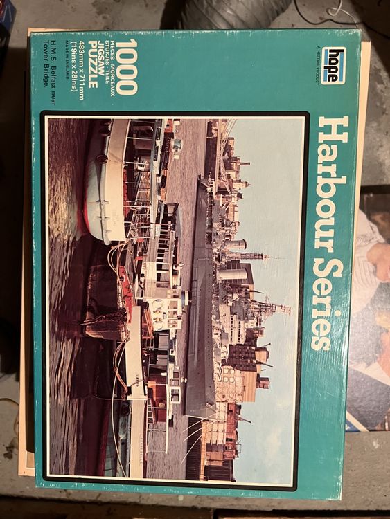 Lais Puzzle 'Hafen Von Dieppe' – 1000 Teile, Motiv Frankreich, Hochwertige Puzzle-Teile, In Stabiler Box