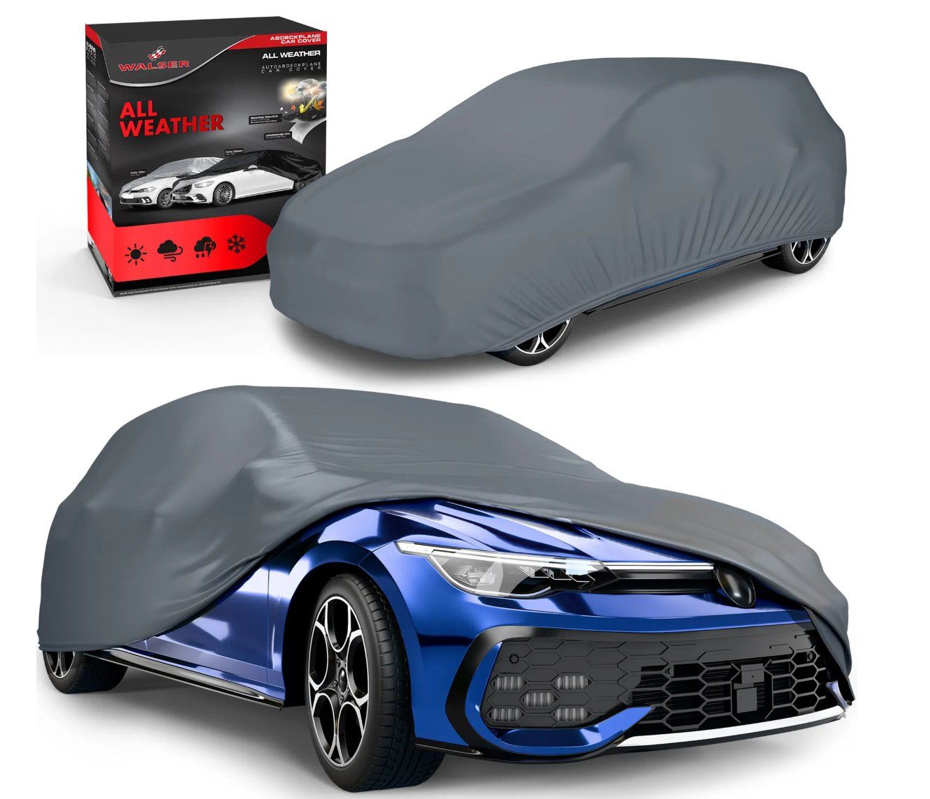 Abdeckhülle: Abdeckplane Auto All Weather, Premium Autoplane Vollgarage – Neu und originalverpackt aus Jegenstorf von Bracher_Mail-House