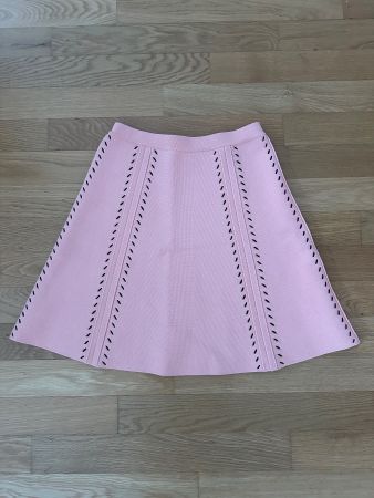 NEU Rock Sandro Paris S/36 Nude Skirt Rosa