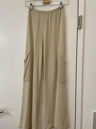LORELLA BRAGLIA Strickhose beige Gr. 36