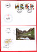 2018  FDC Jahrgang  ERSTTAG  29  FDC Briefe JU/PP/WERBE etc.