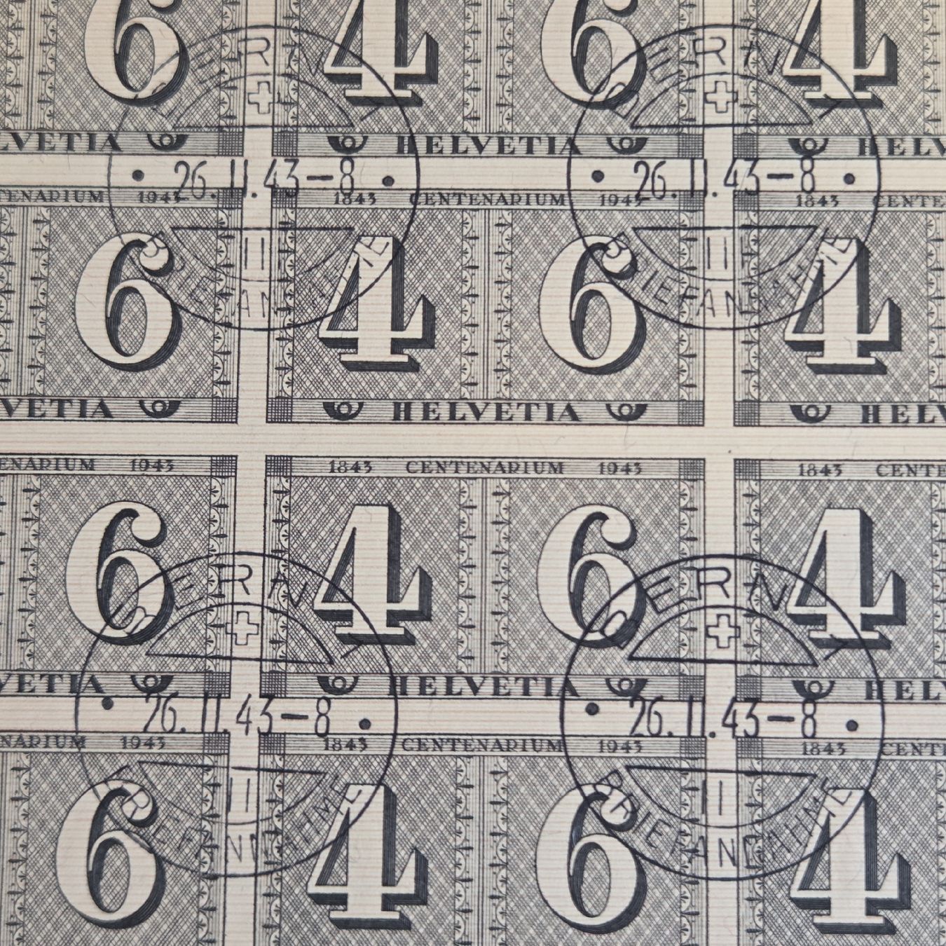 Alle Briefmarken: Briefmarken Block 4+6 Helvetia – Gebraucht aus Stans von Ducati16 5