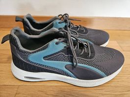 Paire de baskets running homme bleu/gris