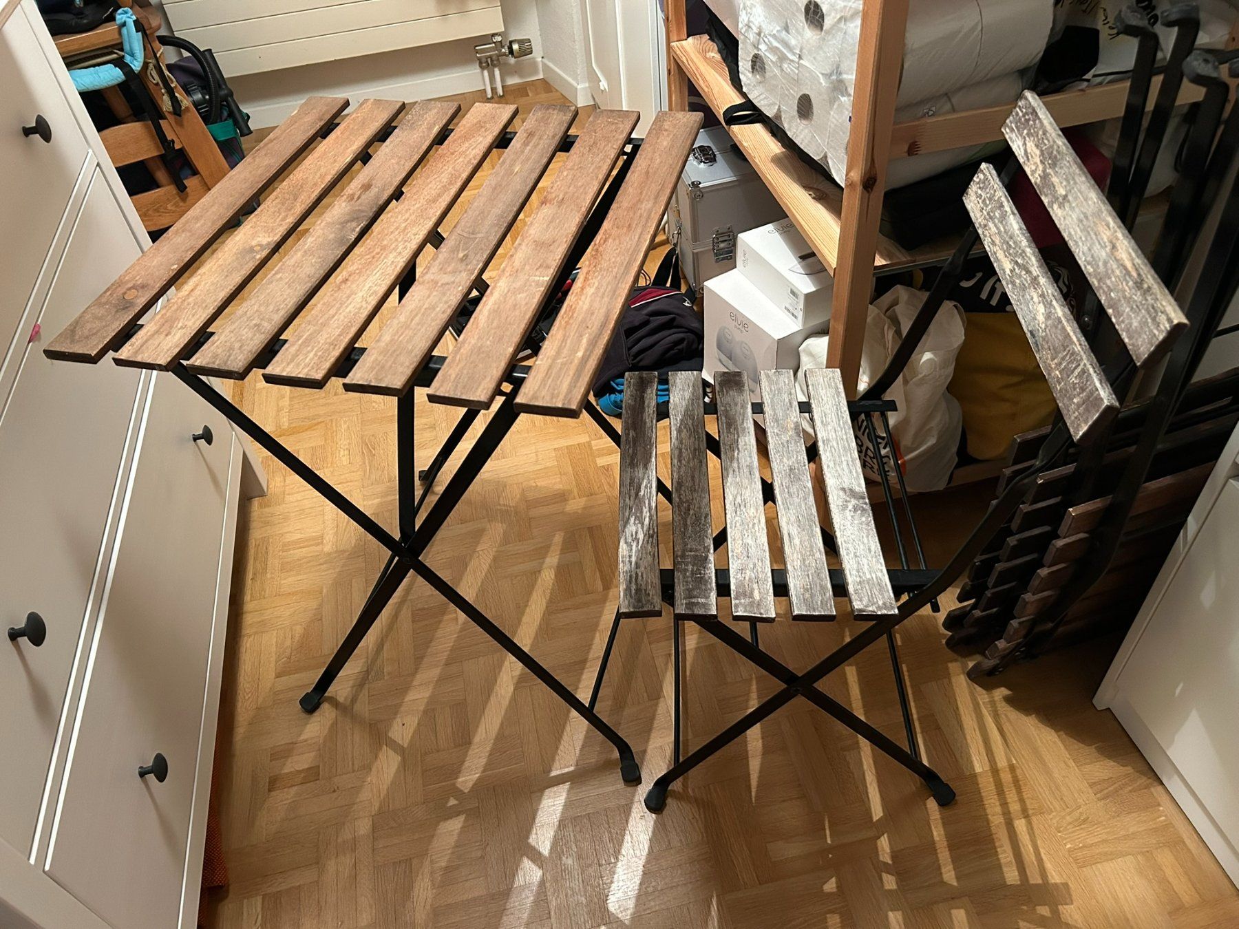 Ikea Set di tavolo e panche: IKEA TÄRNÖ Gartentisch mit 4 Stühlen – Usato da Rapperswil SG venduto da ReynorX 1