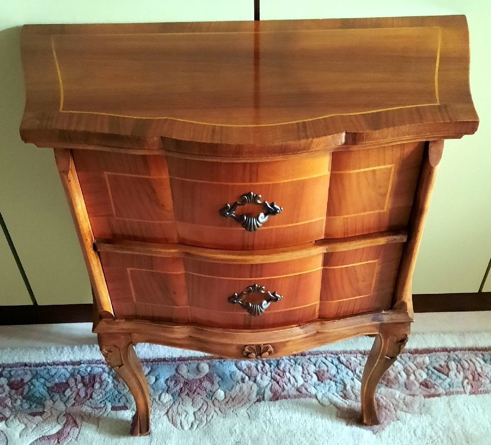 Cassettiere: Möbeli im Louis Philippe Stil mit Intarsien, – Usato da Eschenbach venduto da Alicekunst 5