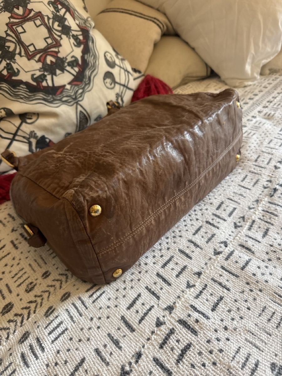 Prada Taschen für Damen: Prada Leder Tasche Braun – Gebraucht aus Zürich von juliajuliuscesar 2