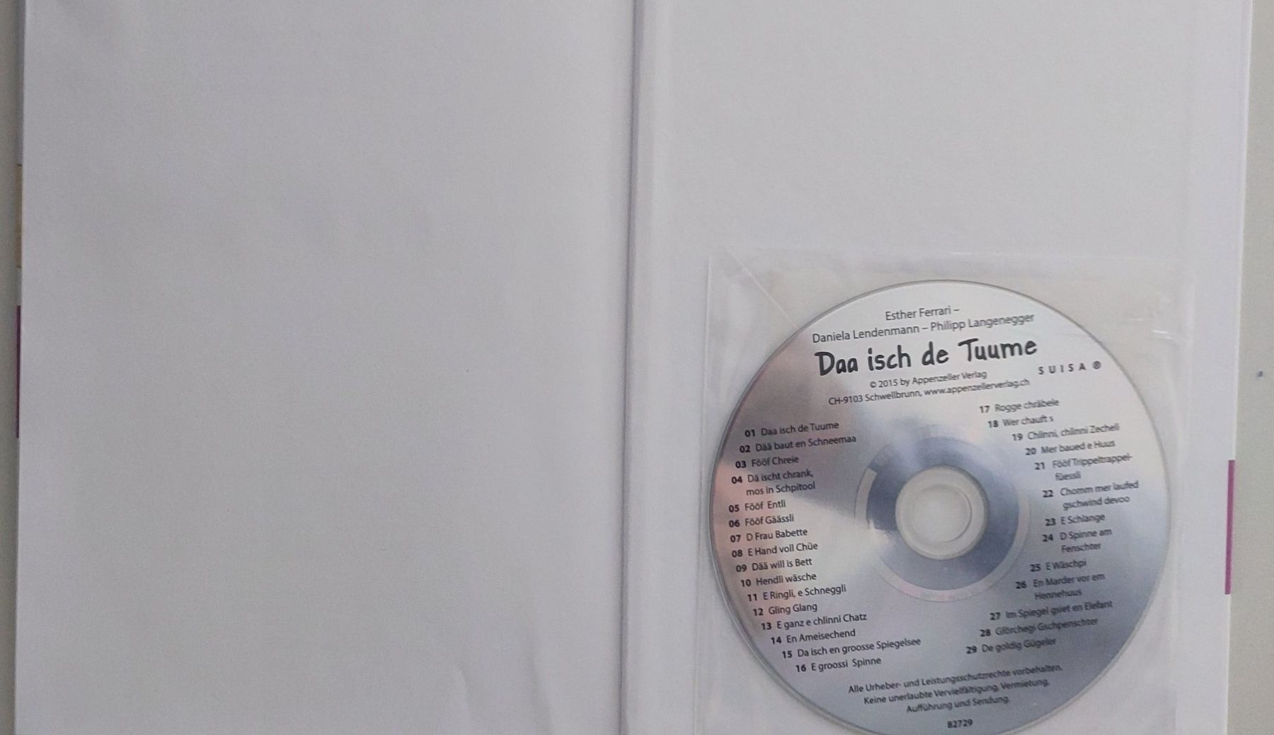 Libri: Kinderbuch "Daa isch de Tuume" mit  CD – Nuovo (secondo la descrizione) da Wil SG venduto da ram_c5j2 2