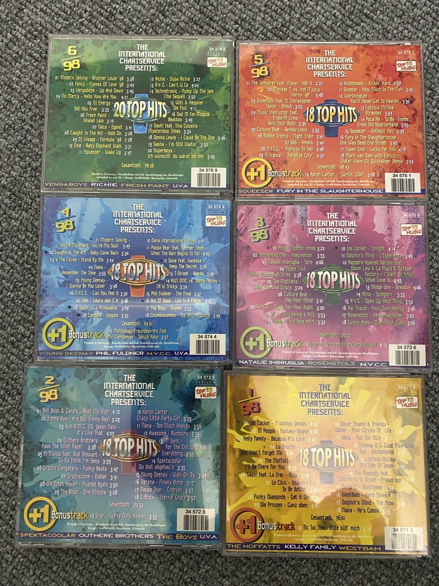 CDs: 31 CD Sampler, Top Hits Jahre 1996-2000 – Gebraucht aus Diessbach b. Büren von cowansville 5