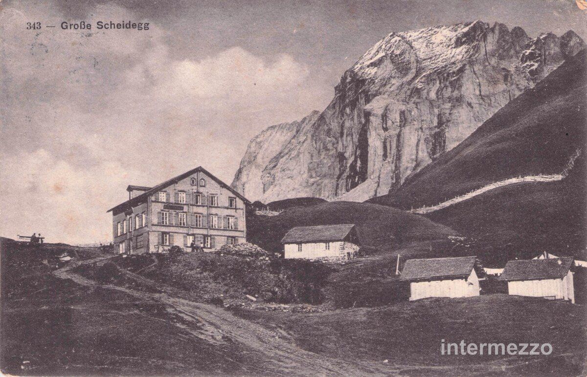 Cartes postales: Grindelwald BE // 1917 Grosse Scheidegg – D'occasion à Basel par intermezzo12