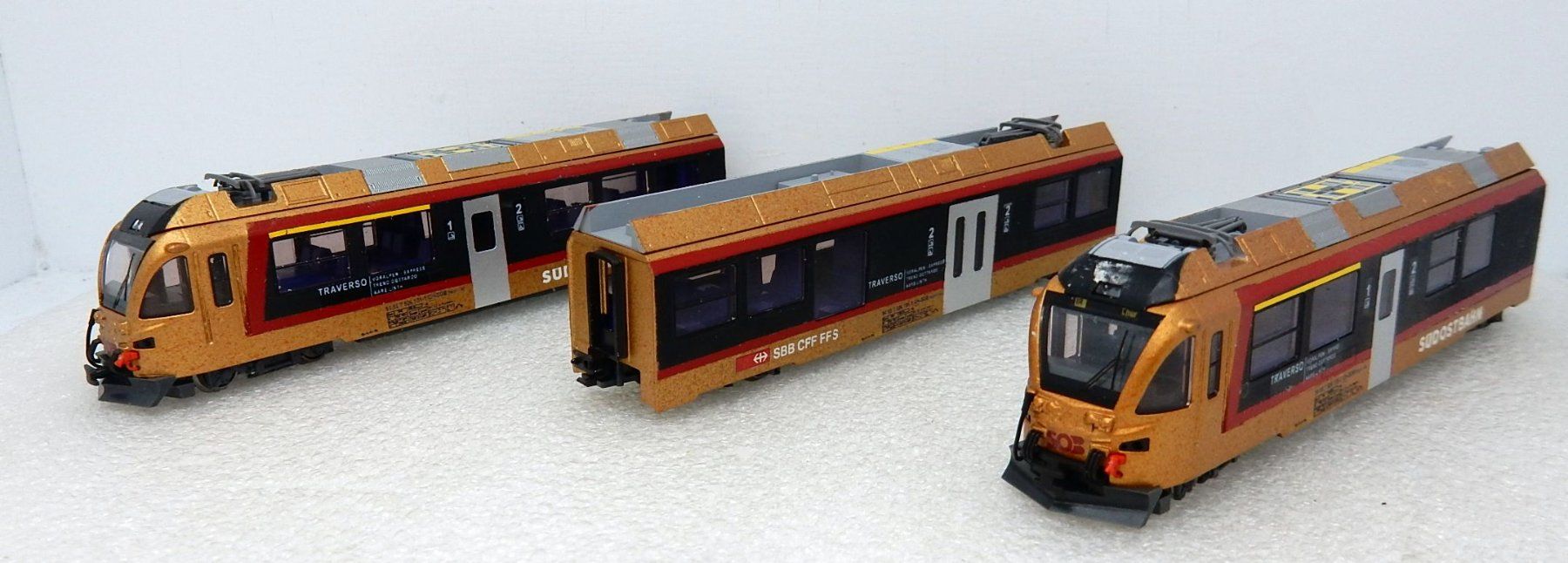 Kato Modellini di ferrovie: N  - SOB  Rame Réversible ABe 8/12 "Traverso" (OVP) – Nuovo (secondo la descrizione) da Locarno venduto da Gudrun2 1
