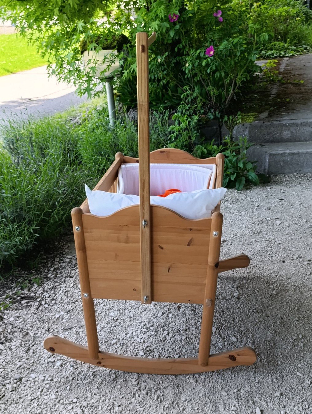 Culle: Holz-Wiege, nie gebraucht – Nuovo (secondo la descrizione) da Horriwil venduto da Kaprifol 2