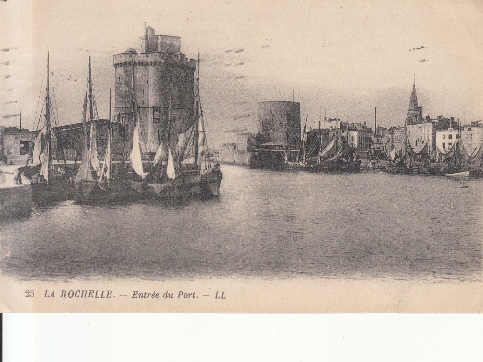 Ansichtskarten: La Rochelle 1922 – Gebraucht aus Bürglen TG von StampGraf