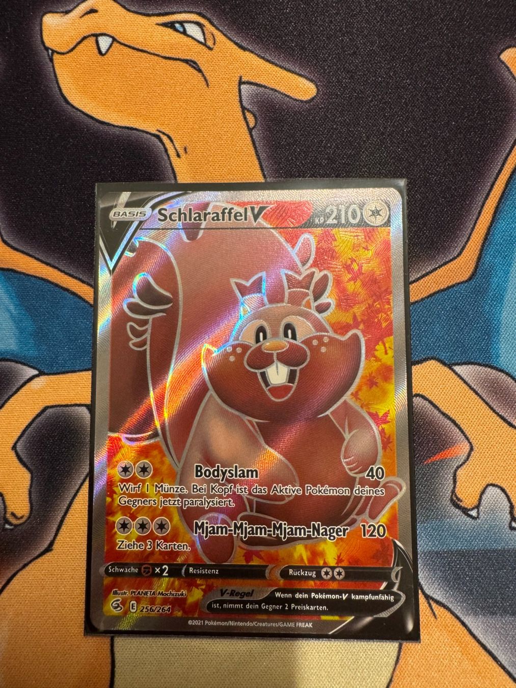 Pokémon Carte collezionabili: Schlaraffel V (FST 256) - Fusionsangriff – Nuovo (secondo la descrizione) da Bülach venduto da Pfrenzel