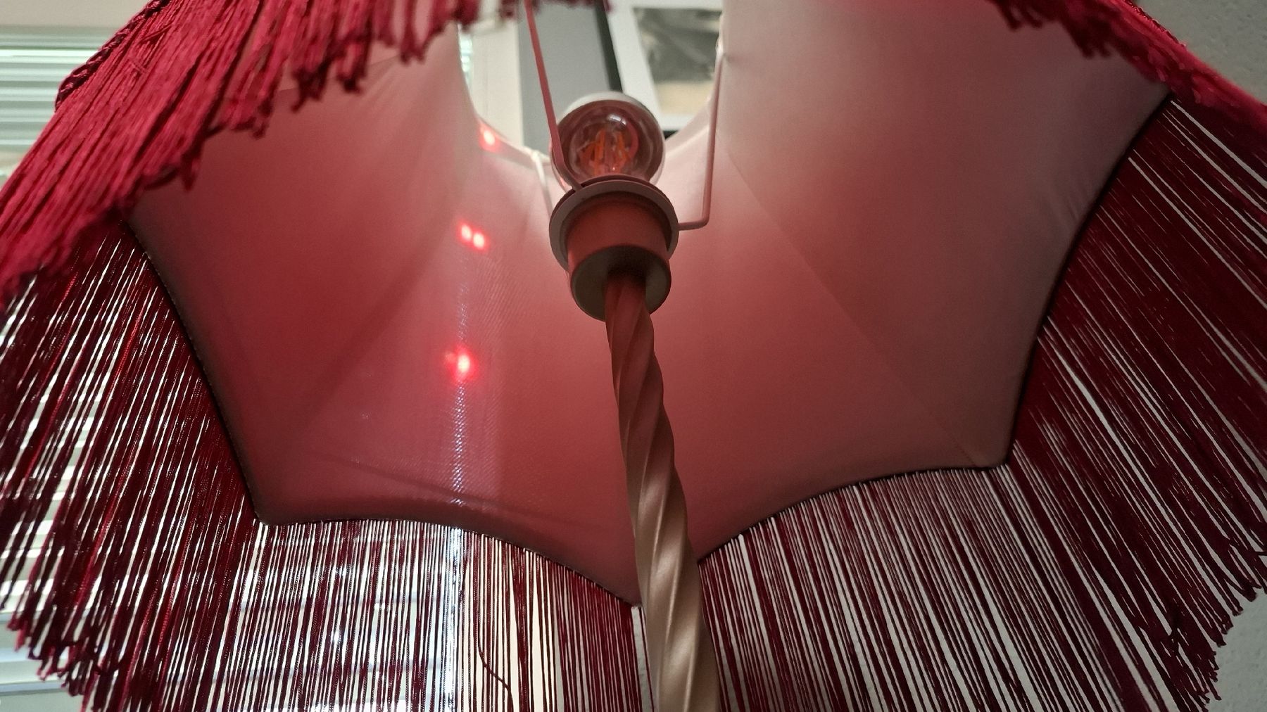 Lampes: Viktorianische Stehlampe mit Fransen – D'occasion à Winterthur par lodidodi 4