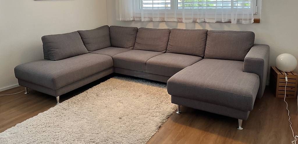 Livique Sofas: Polstergarnitur U-Form, grau  gebraucht – D'occasion à Safenwil par Gamli_97 1