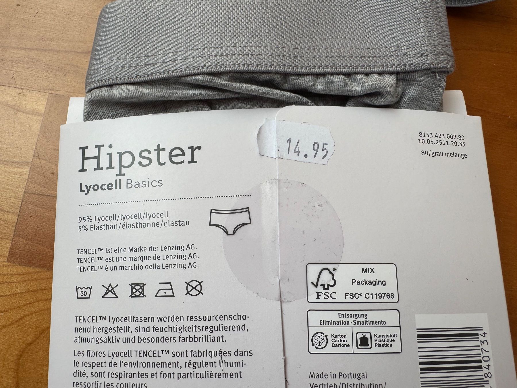 Migros Altra biancheria intima: 4 neue Hippster, Lyoncel in Grösse S, NP 60.- – Nuovo e nell'imballaggio originale da Schüpbach venduto da digase 1