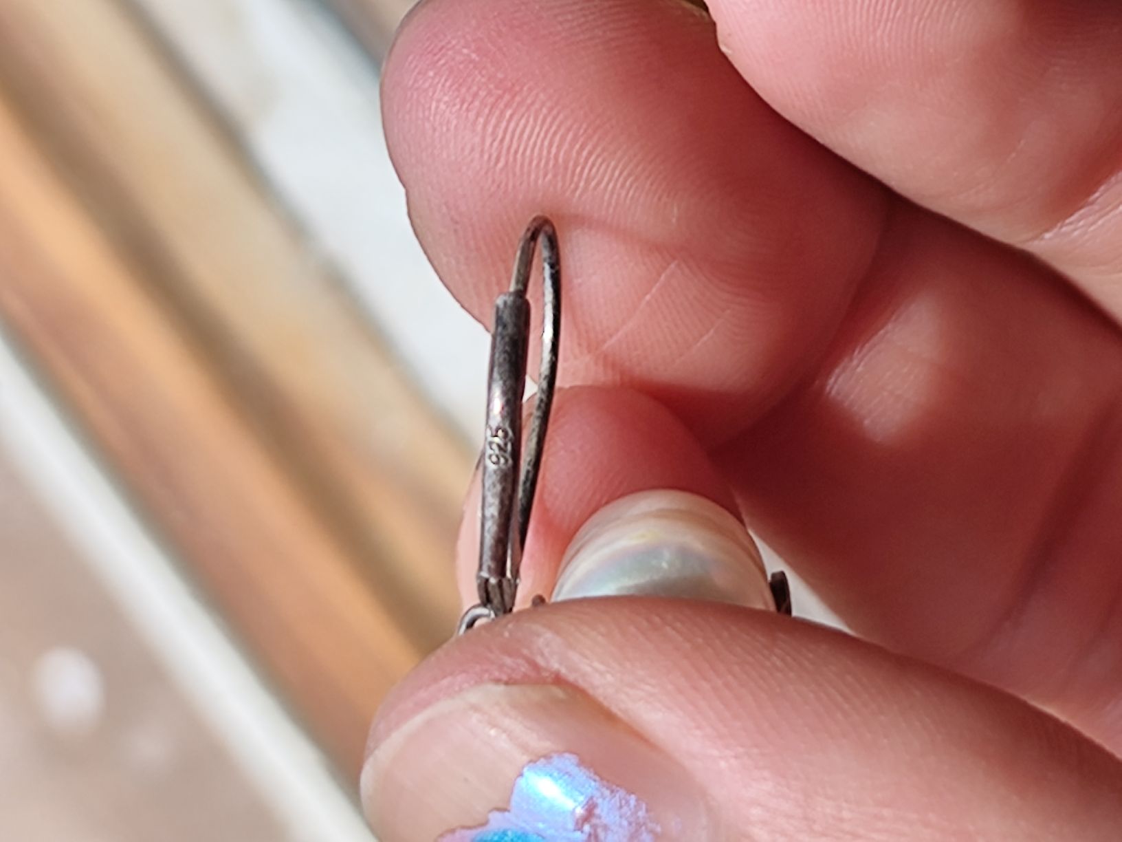 Boucles d'oreille: Silber perl ohrringe – D'occasion à Andiast par manucozi05 4