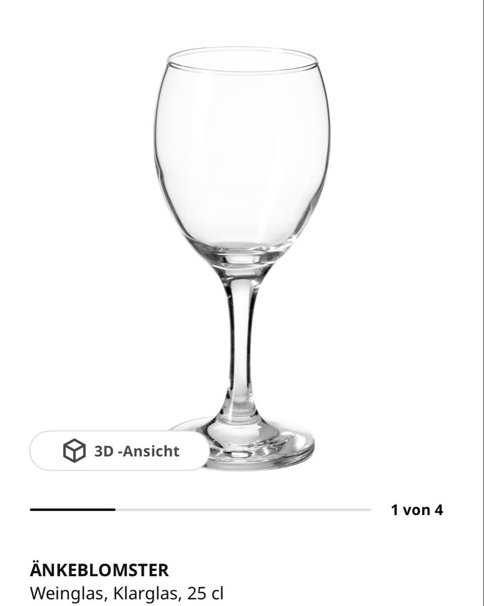 Ikea Gläser: Weingläser Ikea  – Gebraucht aus Bülach von SharonP01