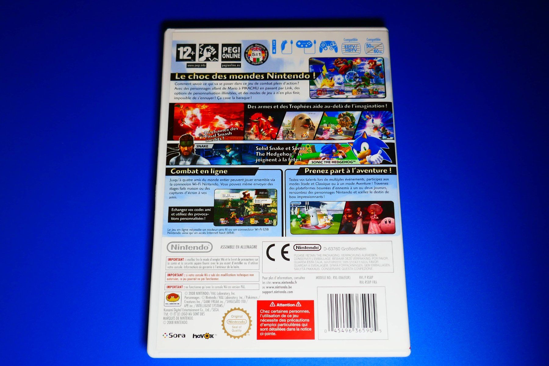 Nintendo Giochi: Super Smash Bros. Brawl & VIP - Nintendo Wii – Usato da Vuarrens venduto da Espace-Retro 4
