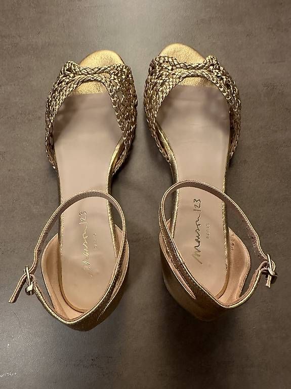 Scarpe da donna: Sandales cuir dorés Maison 123 – Usato da Ravoire venduto da FredLatourre