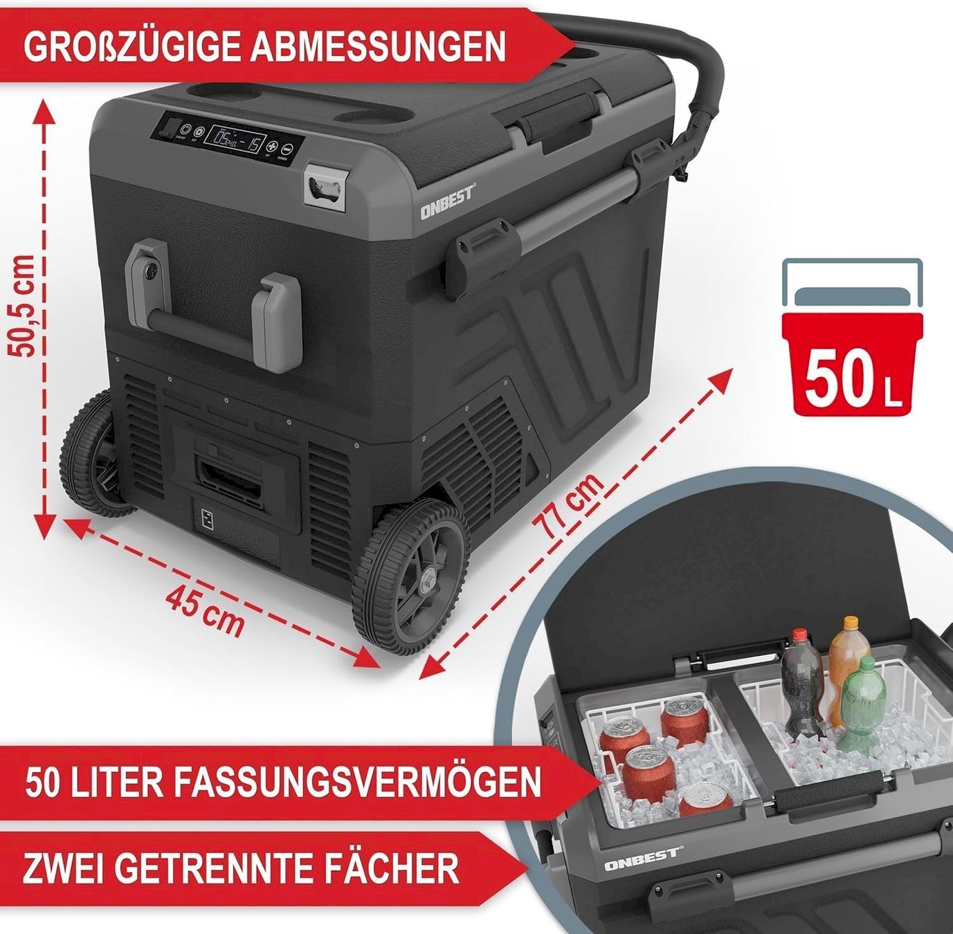 Cucinare, Mangiare & Bere: Kompressor Kühlbox 50L -20/+20°C 12/230V – Nuovo e nell'imballaggio originale da Bottighofen venduto da zaap 1