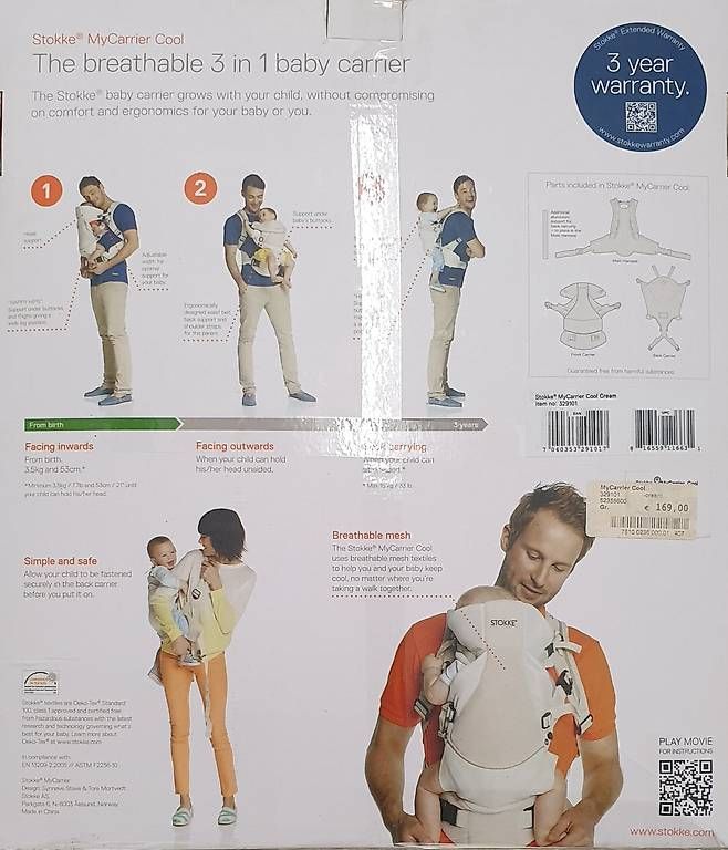 Stokke Porte-bébés ventraux & dorsaux: Babytrage – D'occasion à Glattbrugg par S500 1