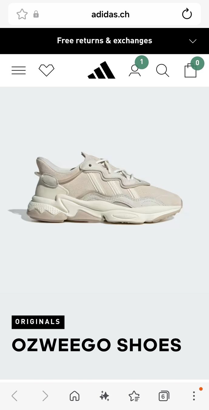 Adidas Scarpe da uomo: Adidas Ozweego 41,5 – Usato da Wettingen venduto da Diphtong 5