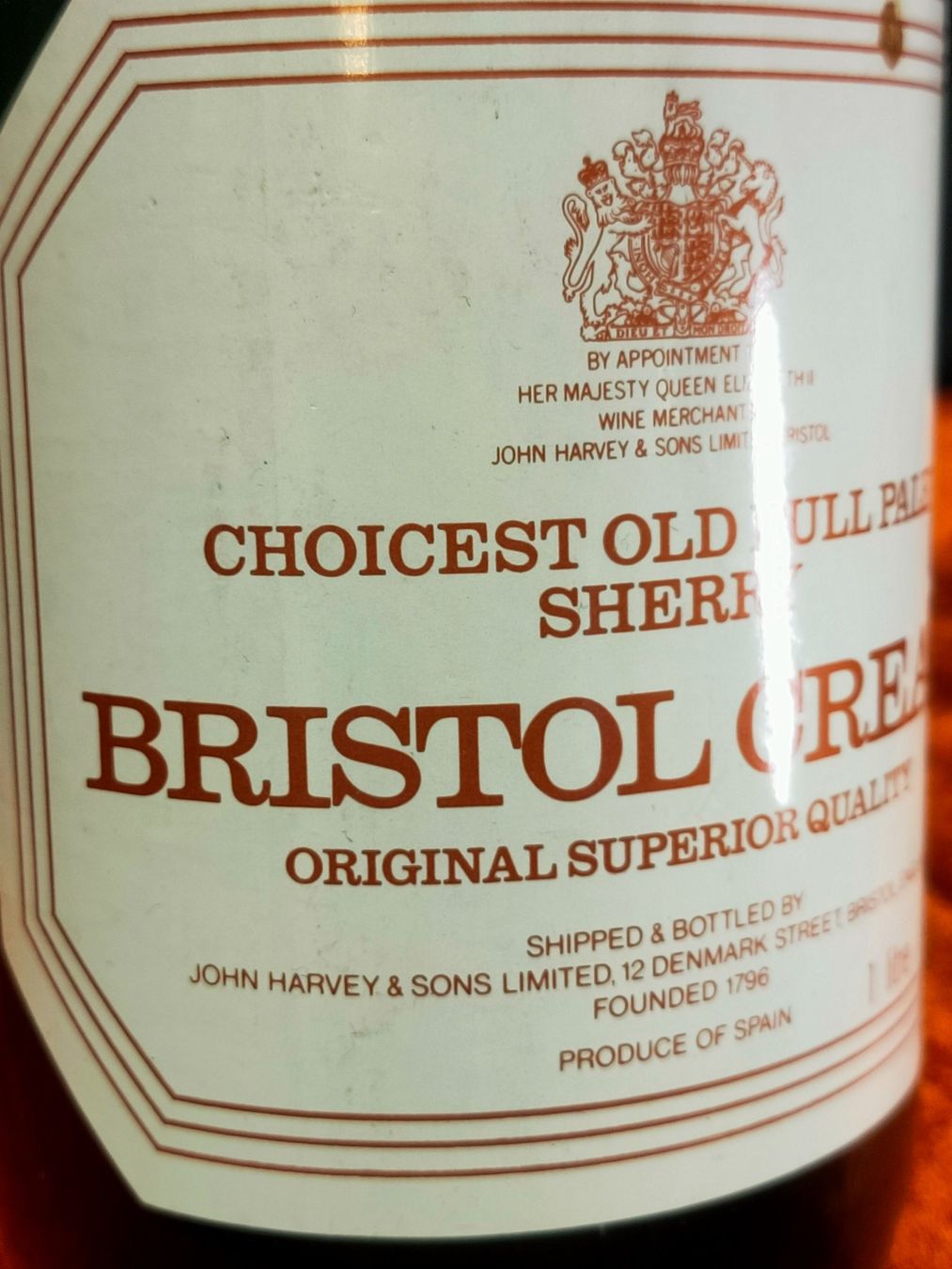 Bevande alcoliche: HARVEST BRISTOL CREAM – Usato da Genève venduto da Leboucheoreilles 4