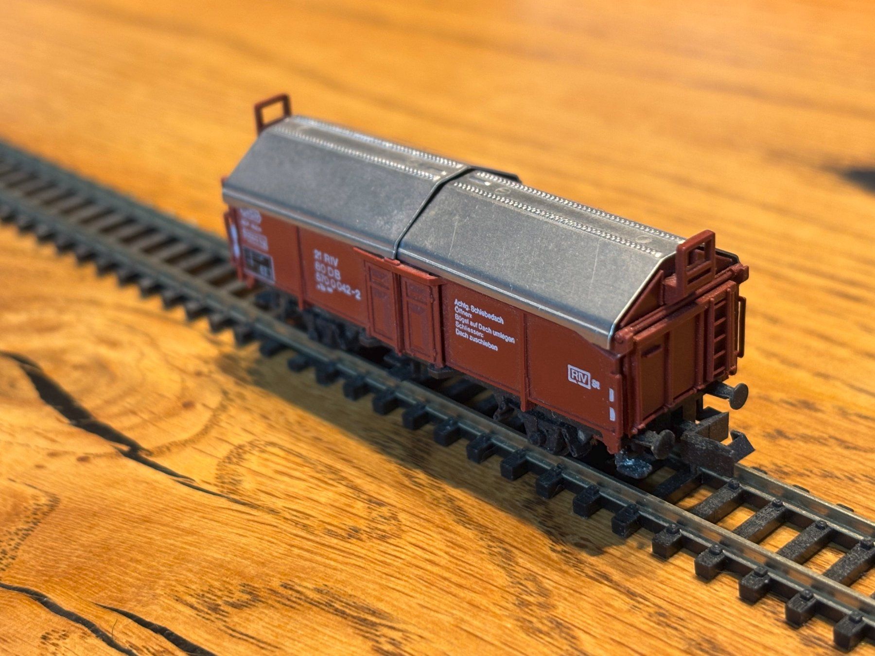 Modellini di ferrovie: e1681: Güterwagen (Spur N)  #1 – Usato da Birsfelden venduto da Birs_25