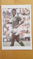 Pelé, Original Autogramm auf Foto in Farbe