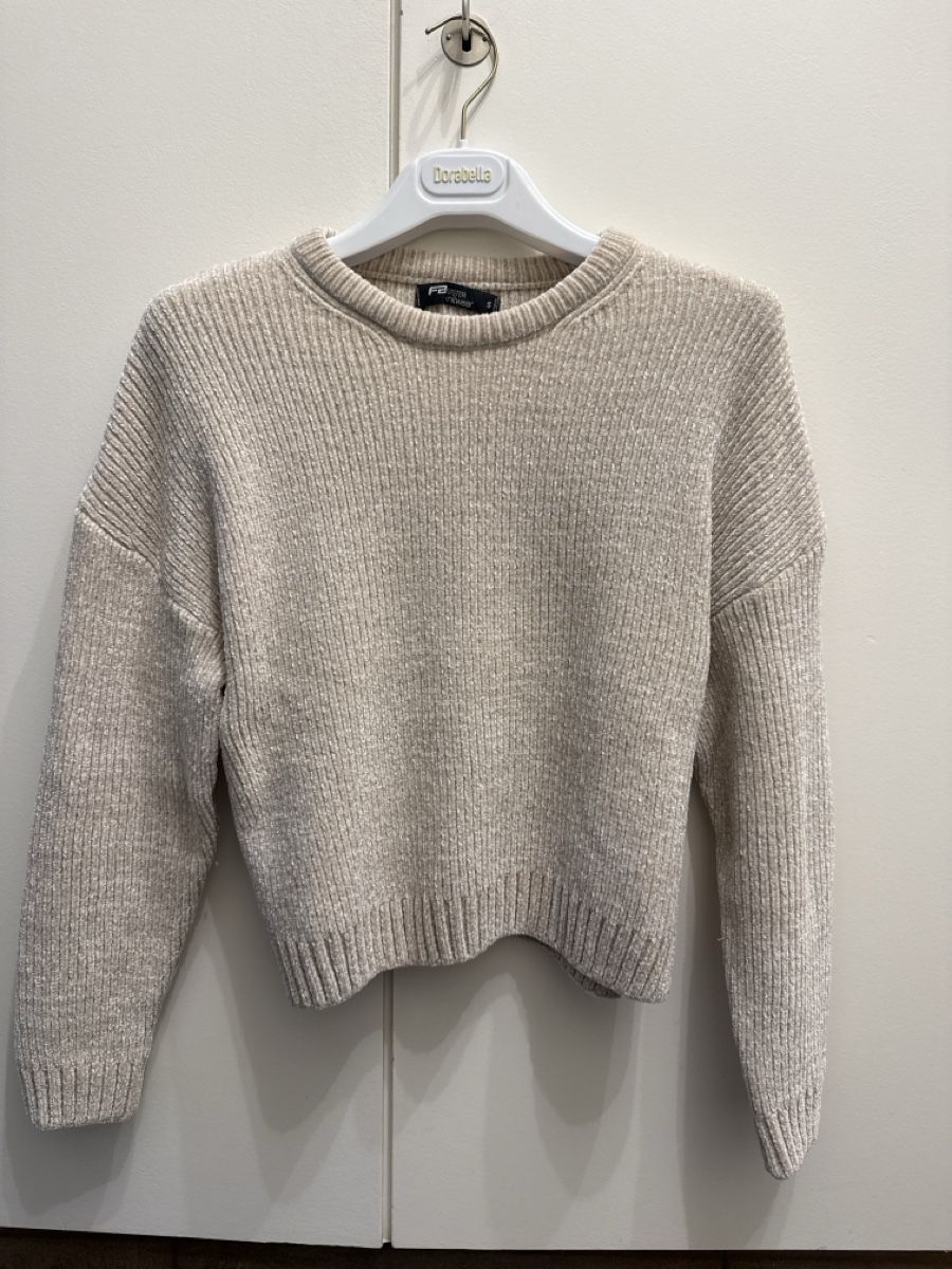 Blusen, T-Shirts & Tops: Pull FB Sister maille beige taille S bon état – Neu (gemäss Beschreibung) aus Crans VS von muc_72n8
