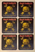 IRON MAIDEN "Final Frontier" 10 Bierdeckel PROMO Untersetzer
