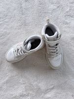 Puma High Top Sneaker weiss rosa Grösse 34 getragen