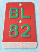 Velonummer BL 82