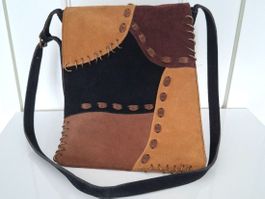 Sac Lollipops Paris cuir patchwork vintage bohème