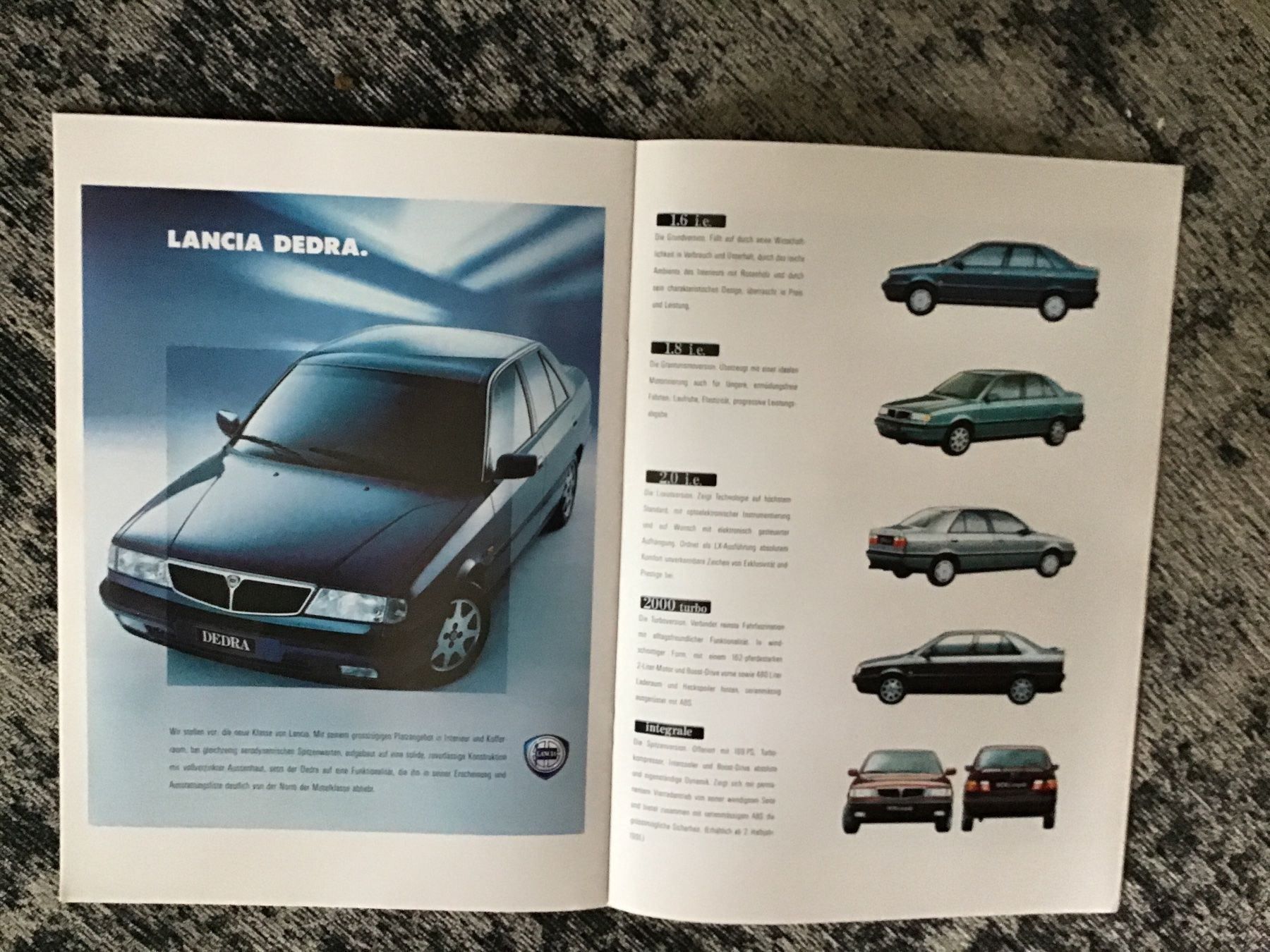 Lancia Dokumente: Lancia Programm Verkaufsprospekt ca. 1991 – Gebraucht aus Scherzingen von Starseller62 5