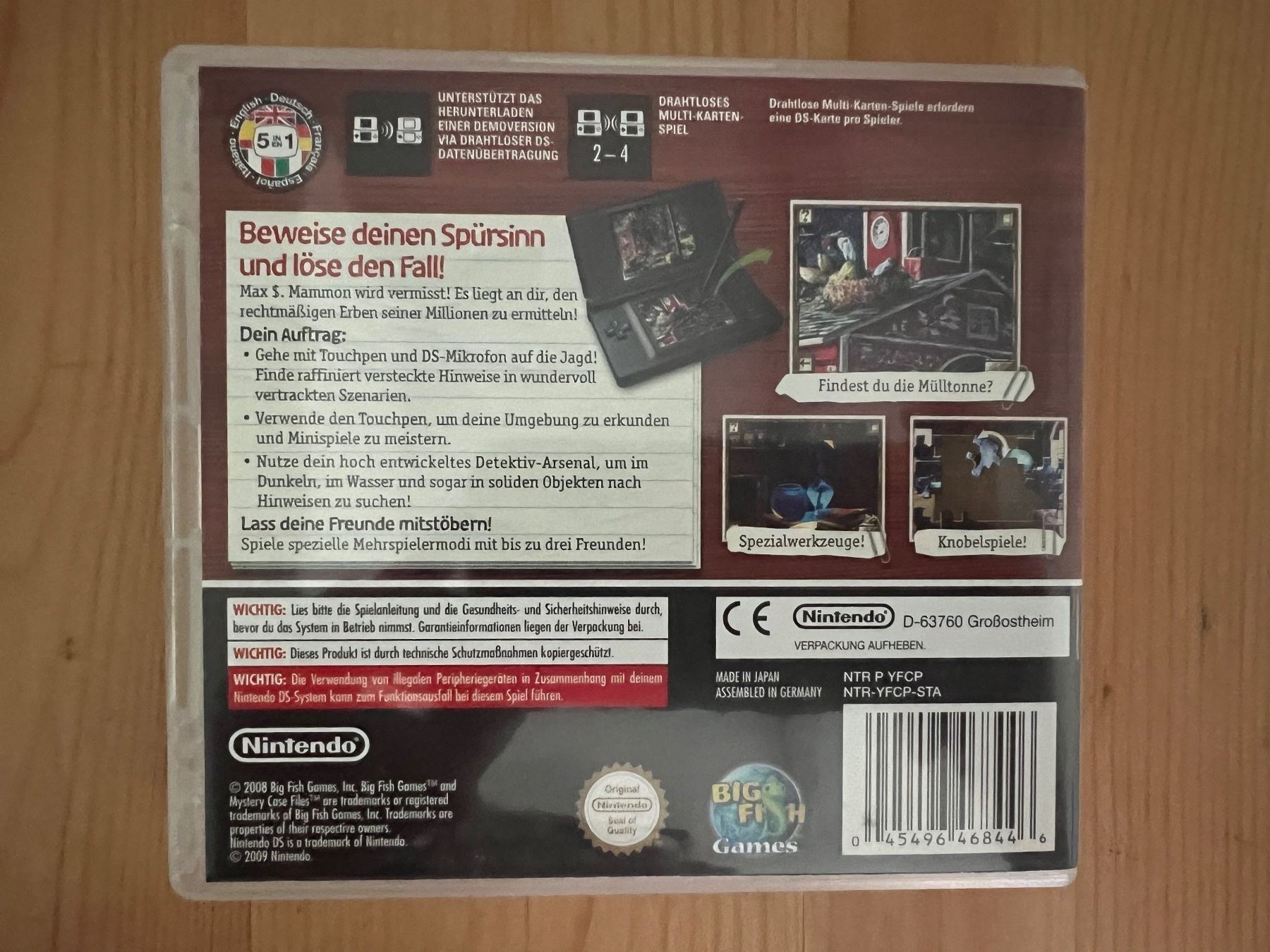 Nintendo Giochi: DS Mystery Case Files MillionHeir – Usato da st.gallen venduto da SoCre75 2