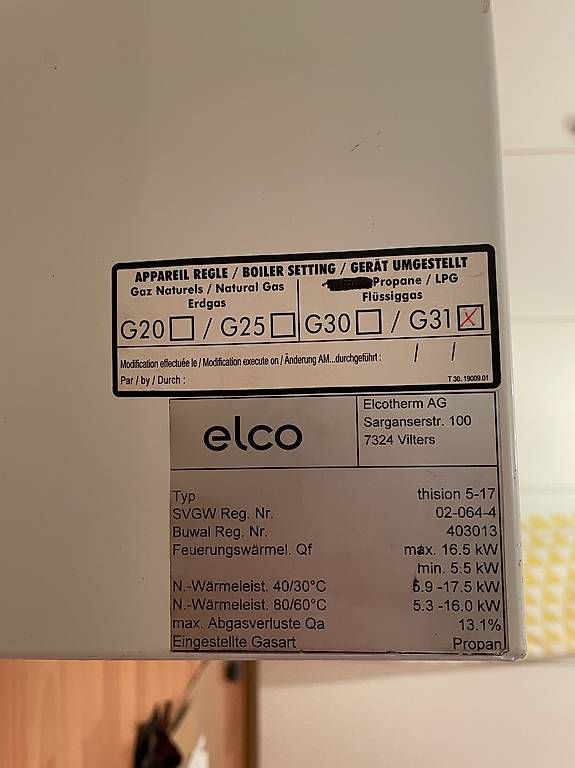 Radiateurs: Chaudière gaz Elco Thision 17kW avec accessoires – D'occasion à Confignon par ben_pcc6 1