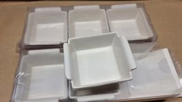 6 Stück Porzellan Snackteller