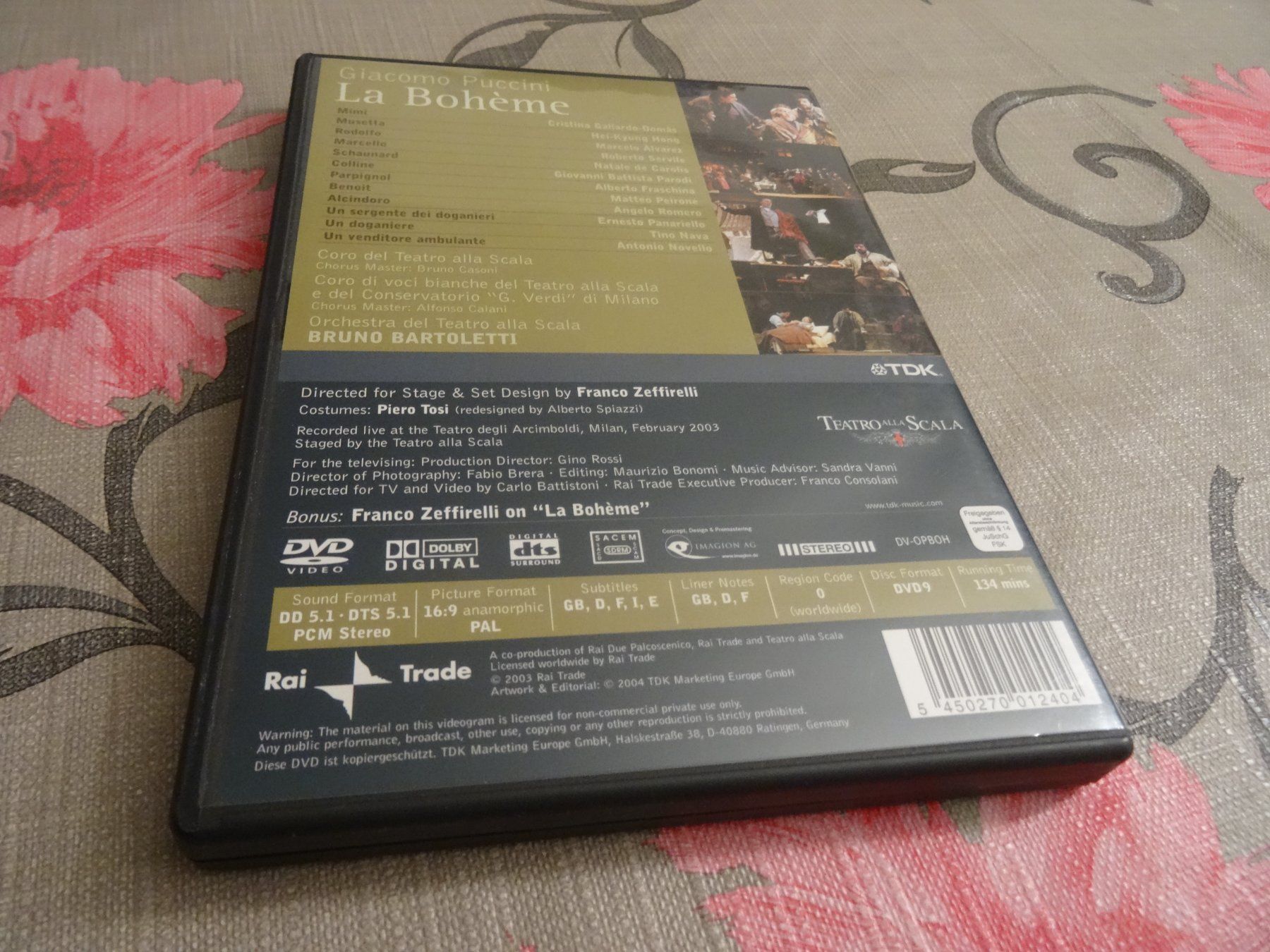 Alle DVDs: Giacomo Puccini - La Boheme - Bartoletti DVD OPER – Gebraucht aus Olten von Disc-Ausverkauf 2