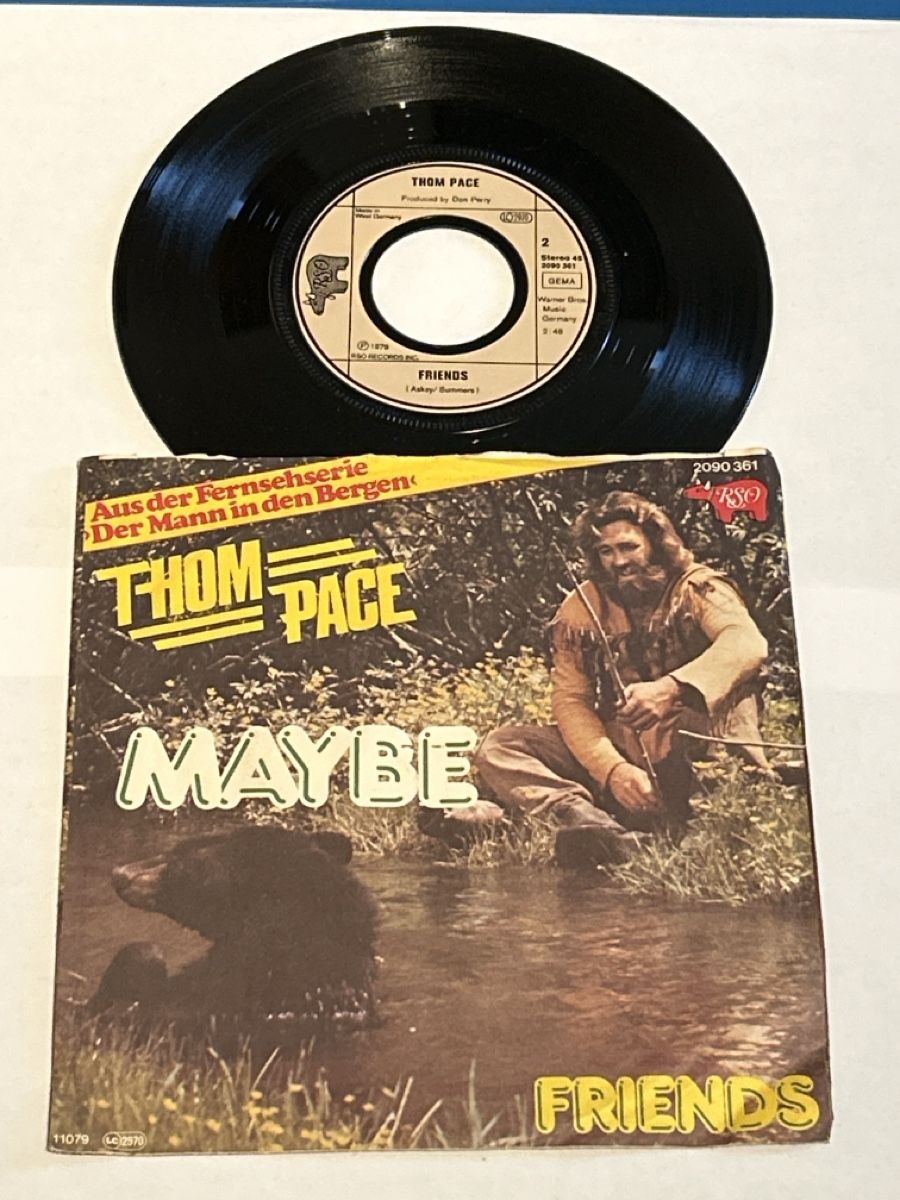 Dischi in vinile: Thom Pace. 1979. Der Mann in den Bergen - May Be – Usato da Faulensee venduto da Mizuno06 1