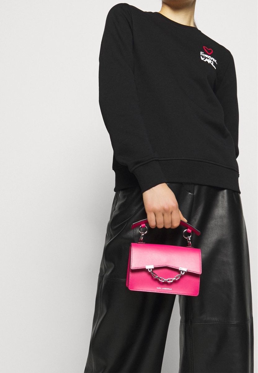 Karl Lagerfeld Borse da donna: Pinke Karl Lagerfeld Tasche - Ein echter Hingucker! – Nuovo (secondo la descrizione) da Spreitenbach venduto da TheStyleAtelier 7