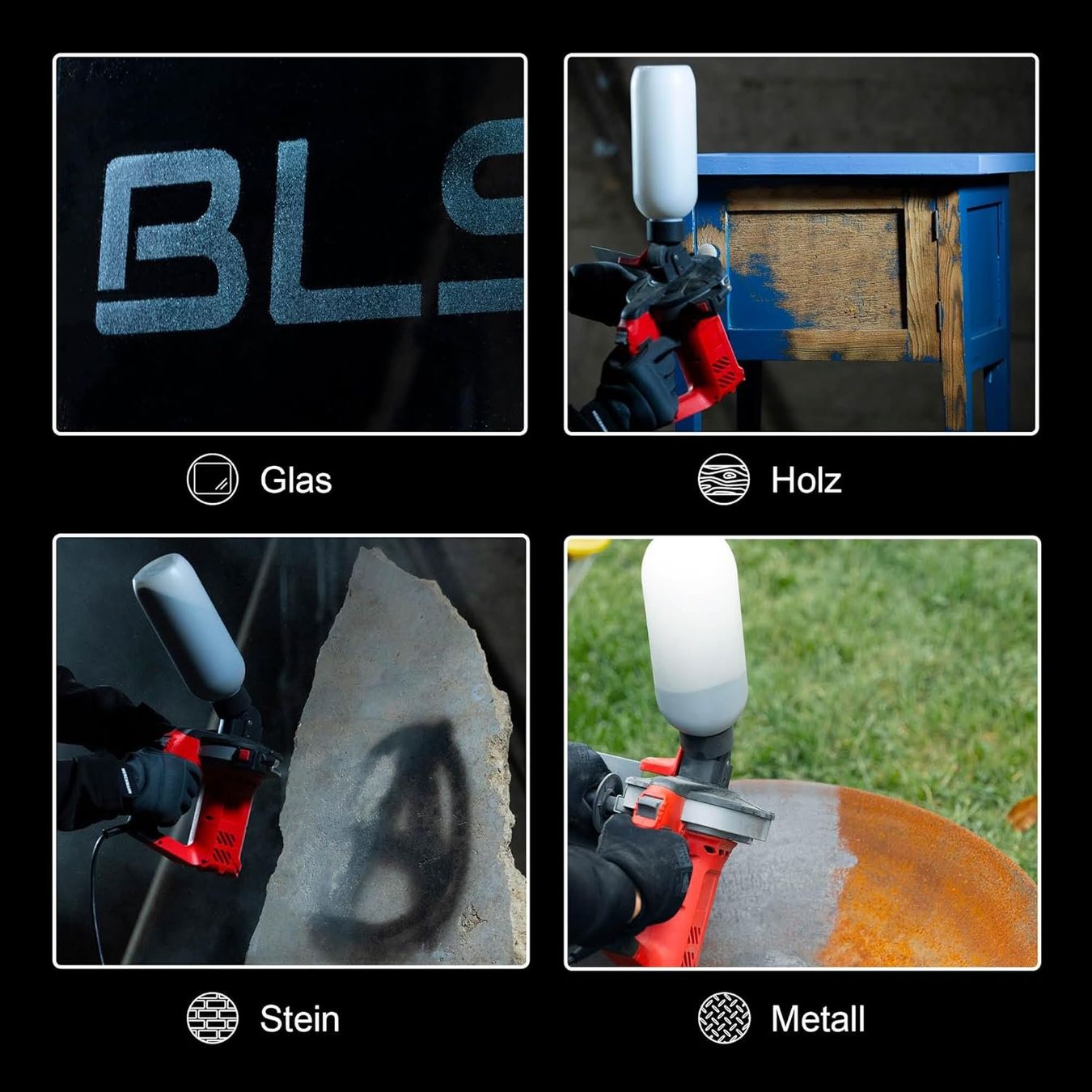 Alle Maschinen: BLSTR sander - tragbarer Sandstrahler - neuwertig – Gebraucht aus Cordast von Eliane73 6