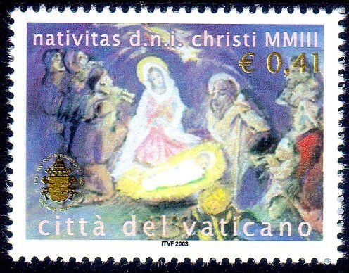 Tutti i francobolli: ** POSTFRISCH ** VATIKAN WEIHNACHTEN 2003 - 2A41A – Nuovo (secondo la descrizione) da Losone venduto da EM2019
