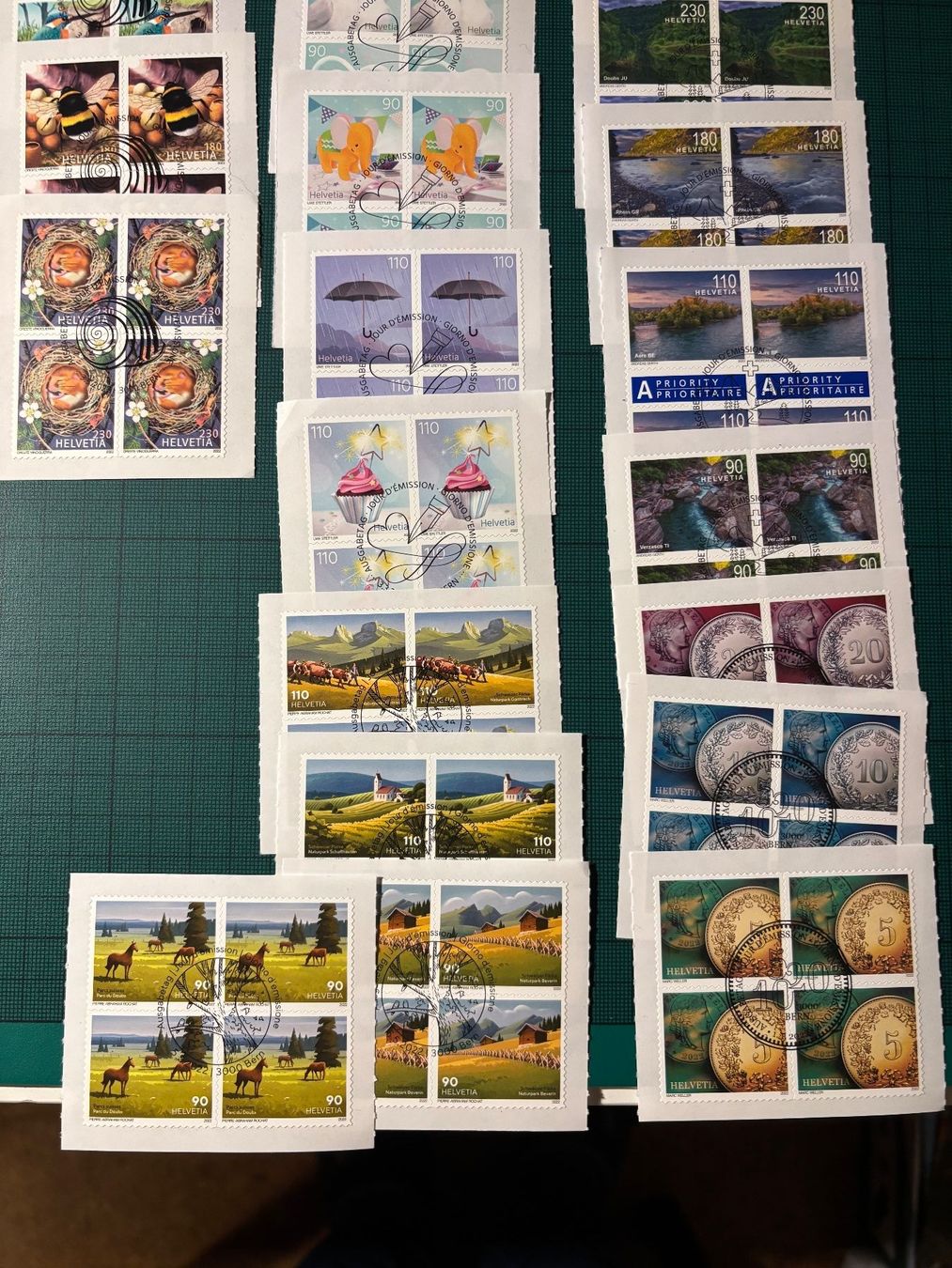 Alle Briefmarken: BM 4er und einzeln aus 2022 ET. – Neu (gemäss Beschreibung) aus Utzenstorf von Rose0303 5